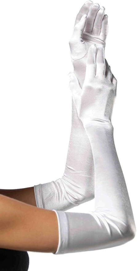 Leg Avenue Women's Long Satin Gloves