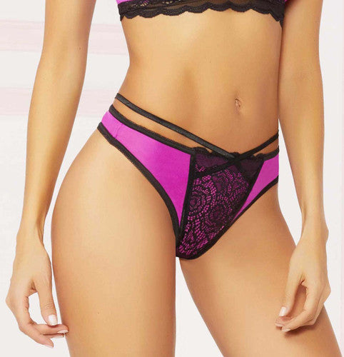 Strappy Thong Panty Lingerie Size SMALL