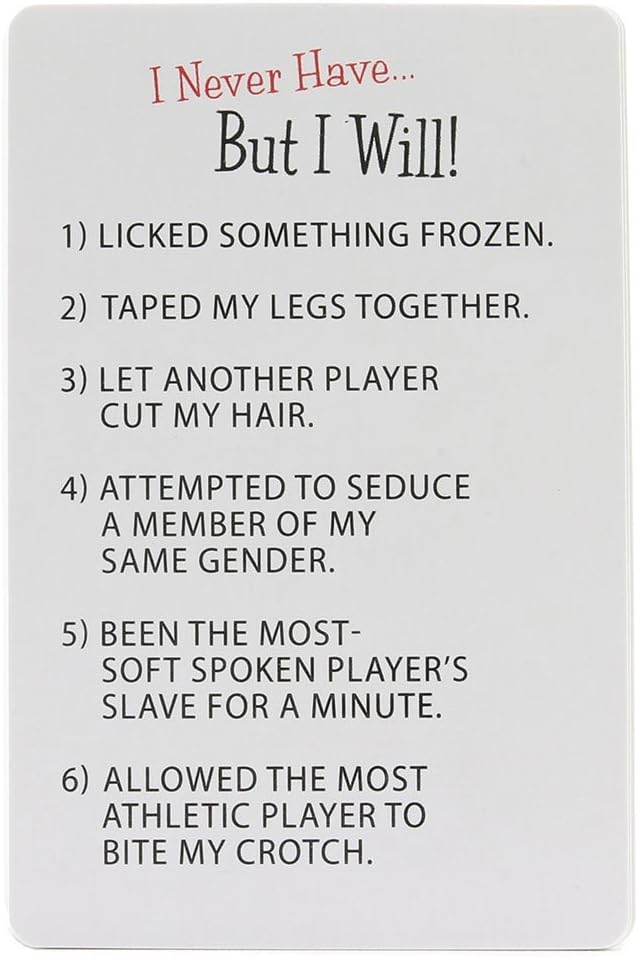 Kheper Games I Have Never But I Will Game