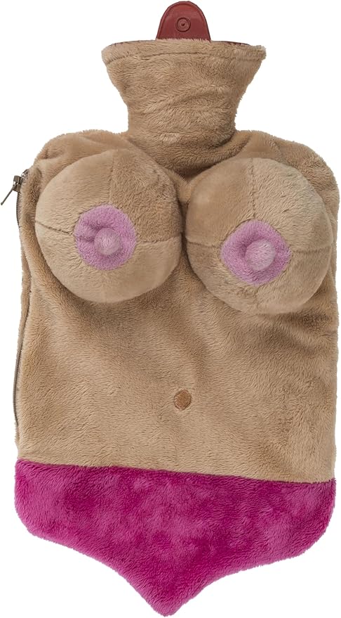 Boobs Hot Water Bottle Rude Naughty Novelty Gift Funny Adult Cheeky
