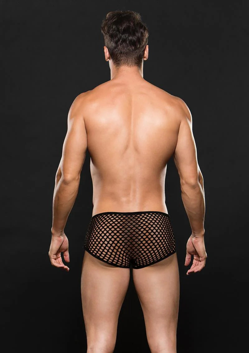 MODERN FISHNET TRUNK- S/M
