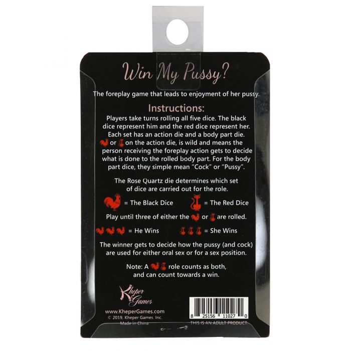 Kheper Games – Win My Pussy – Sex Dice