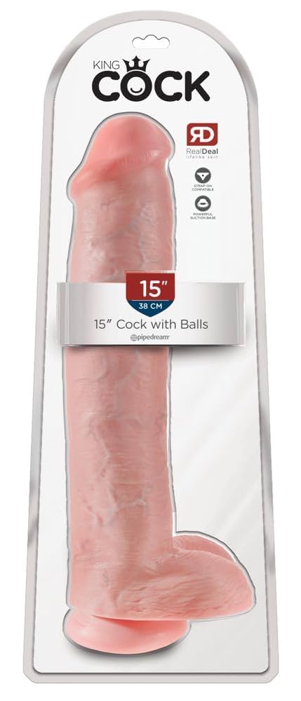 KING   COCK   15"   COCK   WITH   BALLS