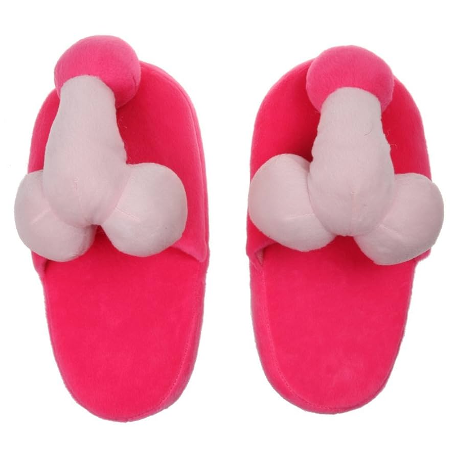 VANKE Pecker Penis Willy Dicky Slippers Hens Adult Naughty Gag Novelty Slippers