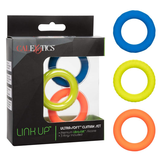 Link Up Ultra-Soft Climax Cock Ring Set4
