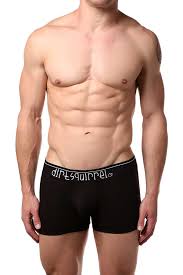 MEN'S BOXER BRIEF - COLOR BLACK- SIZE XL
