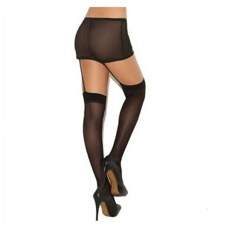 Elegant Moments Women's Sheer Thigh Hi- O/S