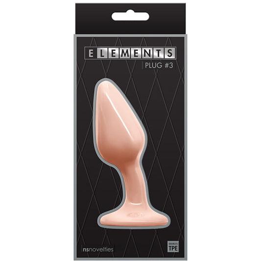ELEMENTS PLUG 3 12CM - NUDE