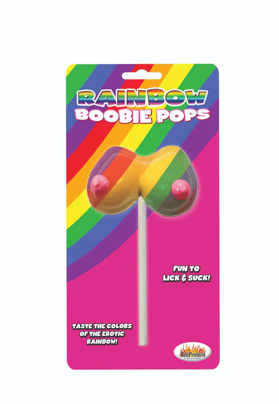 Boobie Rainbow Pop Boobie Lollipop Boobie Suckers Boob Candy Boobie Candy Bachelor Party Candy Gay Pride Candy Rainbow Candy
