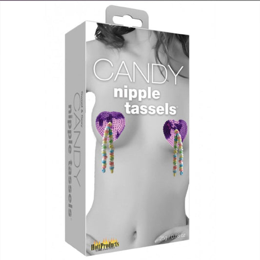 Candy Nipple Tassels, Multicolor, 1 Pair (Pack of 1)