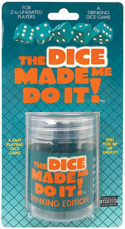 Little Genie The Dice Made Me Do It Drinking Edition