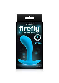 NS Novelties - Firefly - Large Contour Butt Plug - Blue