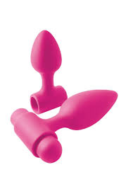 Inya Vibes-O-Spades Vibrating Butt Plug Set