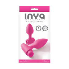 Inya Vibes-O-Spades Vibrating Butt Plug Set