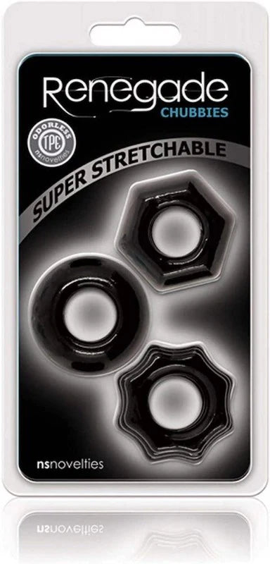 Renegade Chubbies Super Stretch C-Rings  (Set of 3)