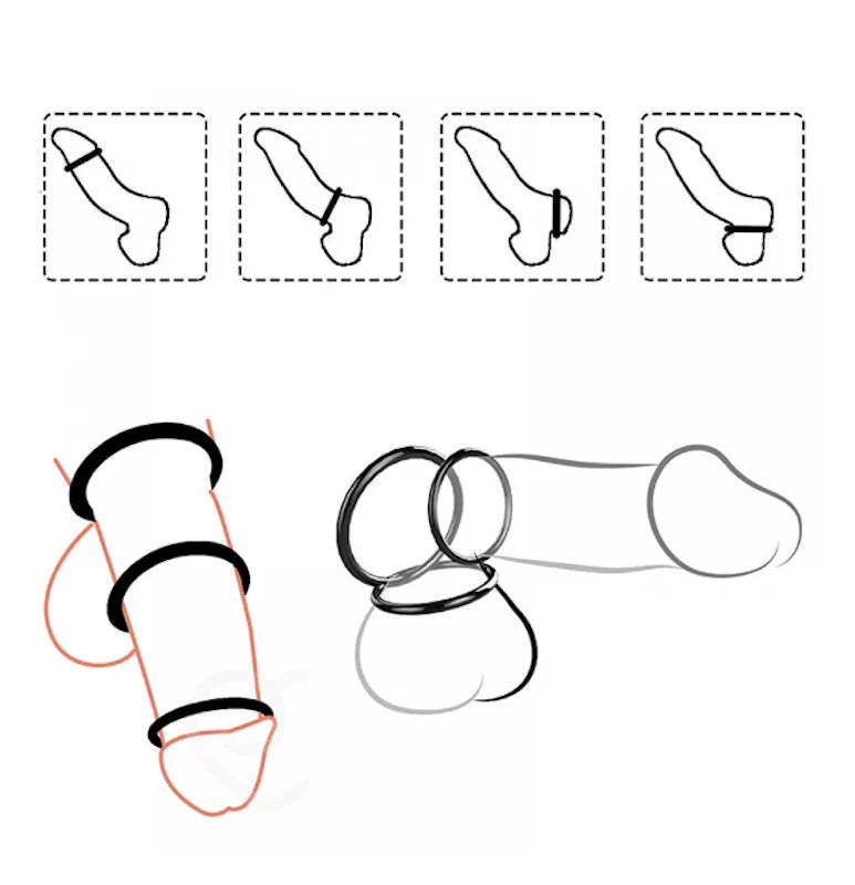 Renegade Chubbies Super Stretch C-Rings  (Set of 3)