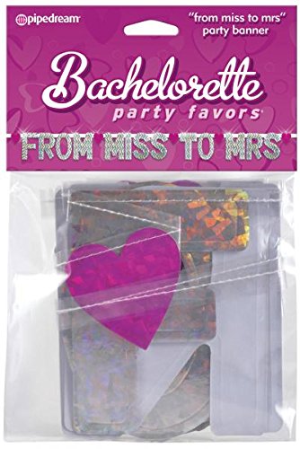 From Miss To Mrs Banner Decoration- Bachelorette Party Favours