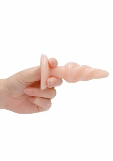 PLUG & PLAY BUTT PLUG - ROUNDED - 4 INCH - FLESH